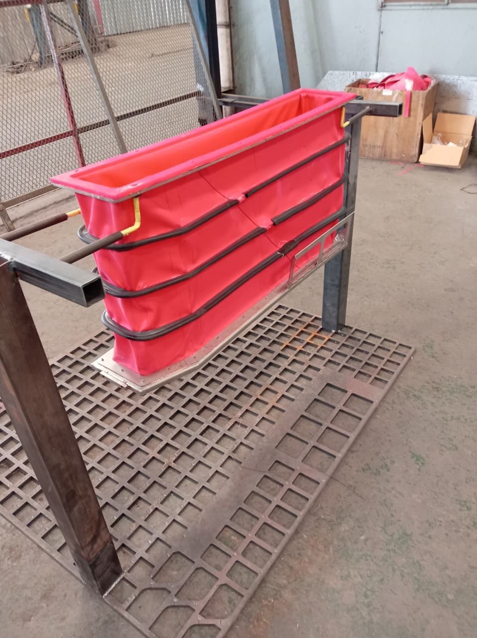 Fabricated stand and support frame
